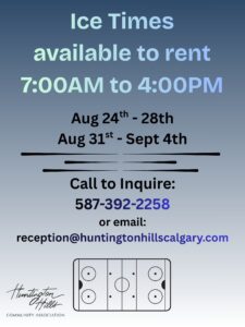 Day Ice Times available to rent